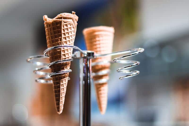 Empty Cones on a Stand