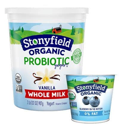 Stonyfield Farm Organic Yogurt