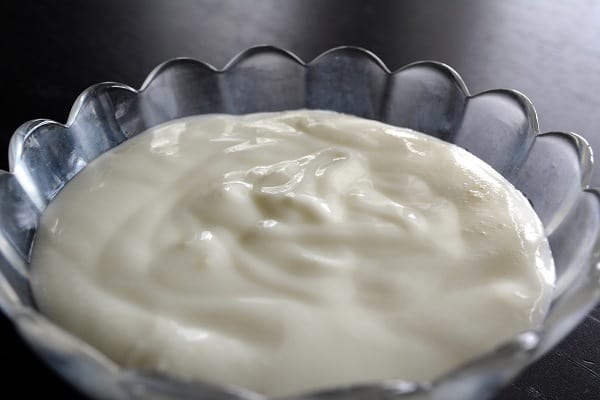 Yogurt in a bowl